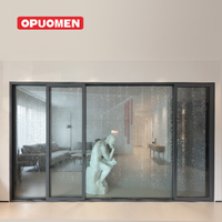 Ventanas Corredizas Horizontales de Vidrio de Diseño Moderno, Marco de Aleación de Aluminio, Aislamiento Térmico, para Dormitorio, Hotel, Sala de Estar