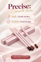 Crayon à lèvres vegan brun foncé à marque privée, crayon à lèvres waterproof, crayon à lèvres mat crémeux, crayon à lèvres rose, crayon à lèvres vegan