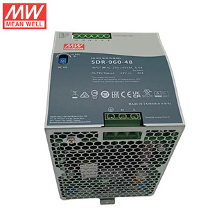 Alimentation industrielle Mean Well <span class=keywords><strong>SDR</strong></span> 20A 960W à sortie unique, fonction PFC, rail DIN, <span class=keywords><strong>SDR</strong></span>-<span class=keywords><strong>960</strong></span>-48 Meanwell, alimentation 48V - Product Image 1