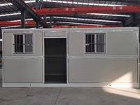 Casas de estructura de acero prefabricadas móviles de 20 pies, montaje de decoración de carcasa integrada móvil, posible desmontaje para oficina en casa