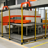 Valla de seguridad modular de hierro para taller, malla de alambre galvanizado de alta resistencia, barandilla de protección, suministro directo de fábrica al por mayor