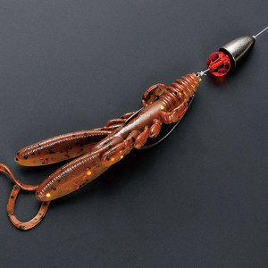 Decoy <b>Worm</b> 17 Soft Bait No 1 Crank Hook Bass Fishing Freshwater Lure Japan Made - Product Image 2
