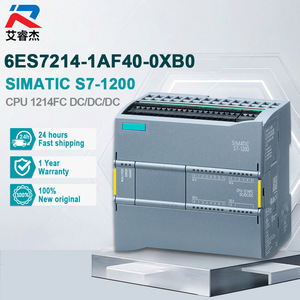 Nouveau module CPU compact Siemens 6ES7214-1AF40-0XB0 SIMATIC S7-1200 PLC, contrôleur programmable CPU 1214FC, DC/DC/DC - Product Image 1