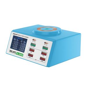 Chargeur rapide RELIFE <span class=keywords><strong>RL</strong></span>-309AW 8 + 1 PD double PD, double QC3.0, forte adsorption magnétique n'est pas en place - Product Image 1
