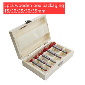 5Pcs Có Thể Điều Chỉnh Forstner Khoan Bit Gỗ Công Cụ Thiết Lập 15 20 25 30 35Mm Vonfram Thép Cắt Lỗ Gỗ Saw Vòng Shank Bits - Product Image 4