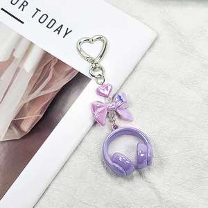 Creative Three-dimensional Keychains Pendants Bags Headphones Ornaments Best Friend <b>Gifts</b> - Product Image 4