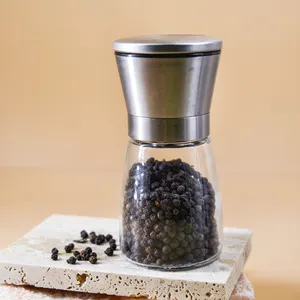 Hướng Dẫn Sử Dụng Pepper Mill Chai Thủy Tinh Spice Shaker Chai Gia Vị Muối Và Máy Xay Tiêu Cho Phụ Kiện Nhà Bếp