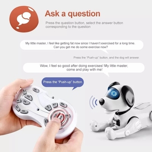 Perro Robot Inteligente con IA, Responde al Tacto/Alimentación, Programable, Cuenta Historias y Baila, Ajuste <span class=keywords><strong>de</strong></span> Volumen, Alerta <span class=keywords><strong>de</strong></span> Batería Baja, Juguete para Mascotas - Product Image 5