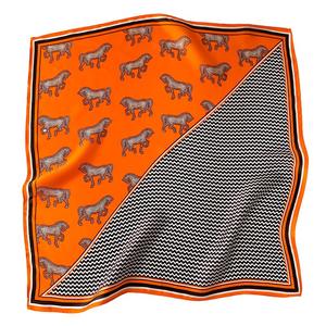 Sciarpa di seta di puro gelso di lusso in seta pura Bandana Designer Foulard personalizzata <span class=keywords><strong>per</strong></span> le <span class=keywords><strong>donne</strong></span> con Logo - Product Image 5