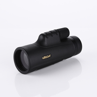 Telescopio monocular de observación de aves de alta definición 10x42 con adaptador de teléfono y trípode para adultos, observación de Luna