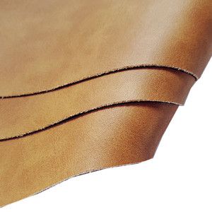 Telas de microfibra de cuero sintético PU ecológicas para zapatos de color sólido, material de cuero ecológico con certificación GRS - Product Image 4