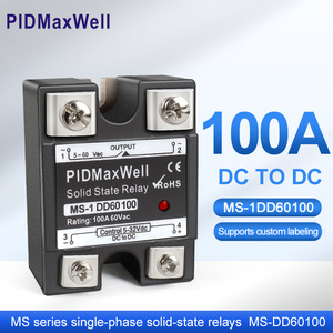 MS-DD60100 100 Ампер DC в DC Type SSR реле запечатанный миниатюрный размер для управления переключением постоянного тока в солнечных системах PV - Product Image 1