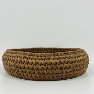 Lit <span class=keywords><strong>pour</strong></span> animaux de compagnie en <span class=keywords><strong>crochet</strong></span> de corde fait main sur mesure, lit doux en tricot <span class=keywords><strong>pour</strong></span> <span class=keywords><strong>chien</strong></span>, lit-caverne tubulaire géant en coton tricoté à la main <span class=keywords><strong>pour</strong></span> chat - Product Image 4