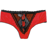 Culotte Sexy en dentelle, slip sans entrejambe pour femmes, sous-vêtements, nouvelle conception, livraison directe