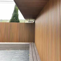 Vente flash - Panneaux muraux extérieurs décoratifs modernes en WPC imperméables pour usage hôtelier