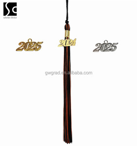 Hải Quân/Vàng hai màu bị chặn màu nắp tốt nghiệp tua 2025 tốt nghiệp dây tua tốt nghiệp tua - Product Image 6