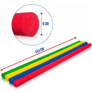 Ensemble de bouées de <span class=keywords><strong>piscine</strong></span> personnalisées (160 x 7 cm) pour enfants et adultes (en mousse) – Jouet de <span class=keywords><strong>piscine</strong></span> sécurisé pour les 3-10 ans – Fabriqué en Europe – Vert + Violet - Product Image 3