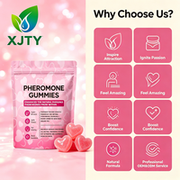 Gummies à la saveur de fruits rouges mélangés pour femmes, à base de plantes, pour l'équilibre (60 unités) - Complément vitaminique naturel enrichi en phéromones pour adultes