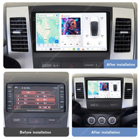 Lecteur multimédia de voiture MEKEDE DUDU7 Android Audio Radio Auto Car-play GPS Navigation 2K Écran pour Mitsubishi Outlander 2005-2011