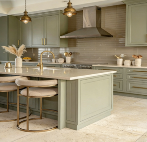 Armoires de <span class=keywords><strong>cuisine</strong></span> en chêne naturel haut de gamme sur mesure avec charnières à fermeture amortie et placard intégré avec <span class=keywords><strong>four</strong></span> - Product Image 6