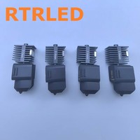 Kit Hotend untuk Printer 3D Bambu Lab A1 Mini, Komponen Nozzle Baja Keras 0.4mm, Kepala Pencetak Ekstruder Kecepatan Tinggi