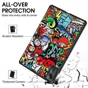 Funda rígida delgada para tableta inteligente <span class=keywords><strong>Xiaomi</strong></span> Redmi Pad SE de <span class=keywords><strong>11</strong></span> pulgadas 2023 con soporte triple - Product Image 4