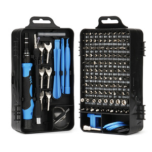 Mobile Phone Repair Tool <b>Set</b> 135 In 1 Carbon Steel <b>Screwdriver</b> With Magnetic <b>Bits</b> For Watch And Digital Device Fixing - Product Image 4
