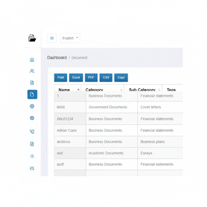 แพลตฟอร์มเอกสารอัจฉริยะพร้อมที่จัดเก็บข้อมูลบนคลาวด์ที่ปลอดภัยการควบคุมการเข้าถึงและเครื่องมือการจัดการเวิร์กโฟลว์ - Product Image 1