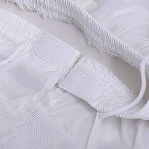 घुटने के 3 स्तरित फीता क्रेनलाइन छोटी पेटिकोएट अंडरस्कर्ट आधा पर्ची घास स्कर्ट किशोर शादी के कपड़े के लिए - Product Image 4