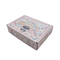 Boîtes d'expédition en carton ondulé en gros avec impression de logo personnalisé, adaptées aux vêtements et aux emballages cadeaux raffinés