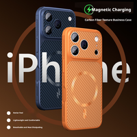 Coque Magnétique Refroidissante pour iPhone 17 16 Pro Max – Nouvelle Arrivée Été – Antichoc avec Airbag – Dissipation Thermique – Housse de Protection Mate