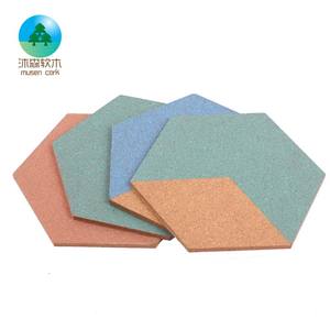 2024 Hot Sale Hexagon Insula ted Cork Bulletin Board Wand kleber für Nachricht und Zeichnung für zu Hause oder im Büro - Product Image 2