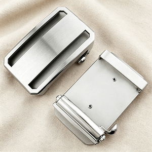Attache de ceinture automatique à dégagement rapide, boucle réglable de 35 mm pour ceintures en cuir pour hommes, ceinture à action fluide - Product Image 3