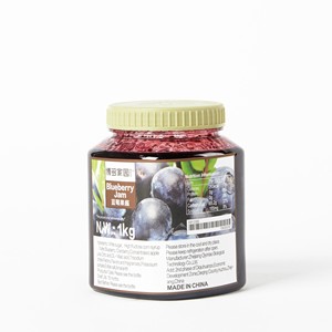 Confiture de fruits à saveur de <span class=keywords><strong>myrtille</strong></span> de marque BODUO 1kg confiture de fruits sains avec Offre Spéciale de haute qualité pour magasin de bulles - Product Image 3