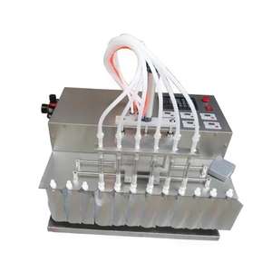 Machine de remplissage à glissière manuelle de sac de poche de bec de jus d'eau automatique de tête de SIX à trafic élevé et machine de capsulage - Product Image 5