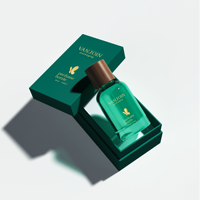 Flacon de parfum vide rechargeable en verre avec bouchon magnétique, format voyage de luxe personnalisé, 30 ml, 50 ml, 100 ml, avec emballage en boîte