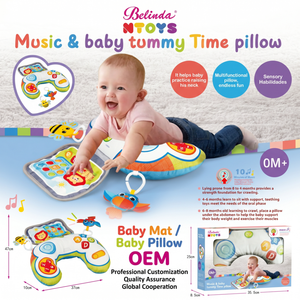 <span class=keywords><strong>Juguetes</strong></span> Educativos para Bebés Belinda, Almohada para Dormir, Tapete de Juego con Mordedor y Sonajero, <span class=keywords><strong>Juguetes</strong></span> <span class=keywords><strong>Montessori</strong></span> para la Comodidad de los Niños - Product Image 1