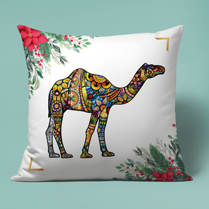 Tóm Tắt Kỹ Thuật Số In Ném Gối Đa-Màu Sắc Mô Hình Động Vật Polyester Đệm Bìa Cho Đảng Nhà - Product Image 6