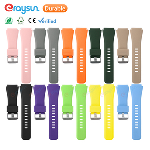 Eraysun 20mm 22mm <span class=keywords><strong>cinturino</strong></span> in Silicone per Samsung Galaxy Watch4 5 6 40/44mm 42/46mm 43/47mm S3 per <span class=keywords><strong>huawei</strong></span> Watch <span class=keywords><strong>Gt2</strong></span> 3 <span class=keywords><strong>cinturino</strong></span> <span class=keywords><strong>orologio</strong></span> - Product Image 1