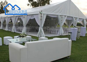 Tente de réception commerciale blanche 20x20, 20x30, 20x40 pour mariage, grande tente extérieure pour 100 personnes, tente d'église à vendre - Product Image 3