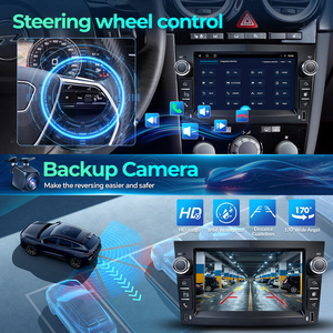 מסך רדיו אנדרואיד אוטו 7 אינץ' 2Din עם נגן DVD וטעינה מהירה לאופל אסטרה, אנטרה, ווקטרה, ויווארו, טיגרה, טווינטופ, כולל ניווט - Product Image 6