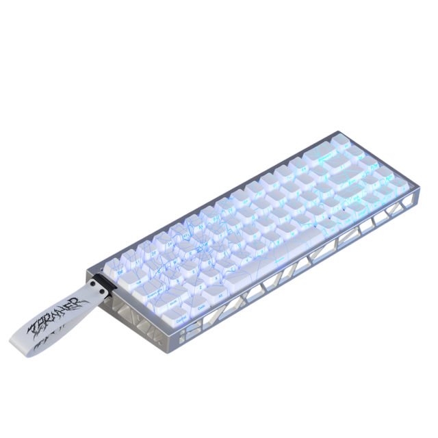 Alibaba Online Shopping Website ZORNHER Lingjing 68 hollow magnetic axis Mechanical Keyboard aluminum alloy game RGB Keyboard