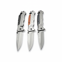 Couteau pliant multifonctionnel OEM personnalisable en acier inoxydable à lame fixe pour survie en extérieur, camping et bricolage, avec manche en bois de qualité