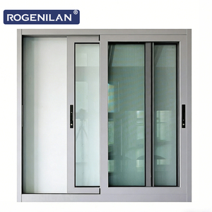 Fenêtres coulissantes en <span class=keywords><strong>aluminium</strong></span> à rupture de pont thermique avec double vitrage en verre trempé certifié australien ROGENILAN <span class=keywords><strong>pour</strong></span> les maisons - Product Image 1