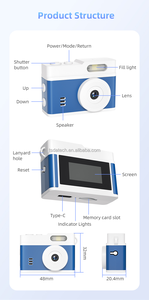 Mini caméra de sport 1080p avec écran de 0.96 pouces pour les étudiants <span class=keywords><strong>et</strong></span> les enfants photographes <span class=keywords><strong>Grand</strong></span> cadeau de Noël pour les enfants - Product Image 3