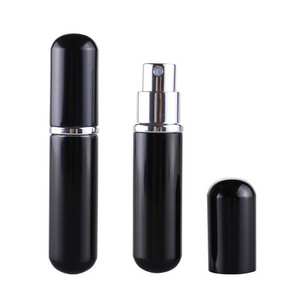 Mini Botellas de Perfume Portátiles de Viaje, de Vidrio Mate, de 8 ml o 10 ml, con Pulverizador de Bomba en Forma de Cilindro, Recargables, Vacías, para Regalo - Product Image 4