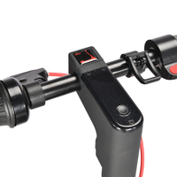Trottinette électrique pliable en alliage d'aluminium de 10 pouces, contrôlée par application intelligente, 500W, suspension intégrale, trois vitesses variables