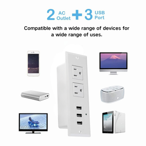 Einbau-Steckdosen leiste Desktop-Kraftwerk Möbel Unterputz-Schreibtisch steckdose Einbau-Steckdose für Beistell tisch Sofa tisch - Product Image 5