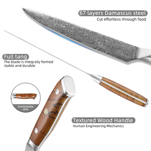 Juego de <span class=keywords><strong>cuchillos</strong></span> de cocina XITUO, cuchillo de chef profesional de acero de Damasco VG10, cuchillo para rebanar <span class=keywords><strong>carne</strong></span>, accesorios para sushi y pescado, herramientas de regalo - Product Image 3