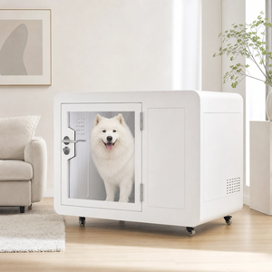 Cápsula de Descanso Insonorizada <span class=keywords><strong>para</strong></span> Mascotas, Casa de Descanso Interior Silenciosa <span class=keywords><strong>para</strong></span> Perros y Gatos, Cabina <span class=keywords><strong>para</strong></span> Mascotas con Reducción de Ruido - Product Image 3